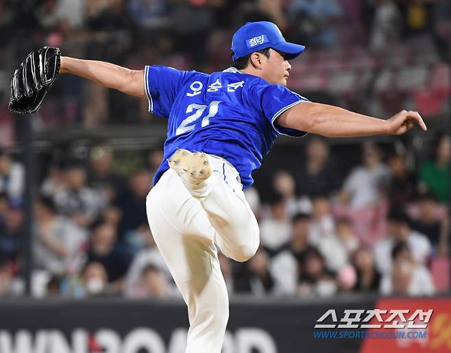 28일 수원 KT위즈파크에서 열린 삼성-KT전. 9회말 등판한 오승환. 수원=정재근 기자 cjg@sportschosun.com/2024.6.28/