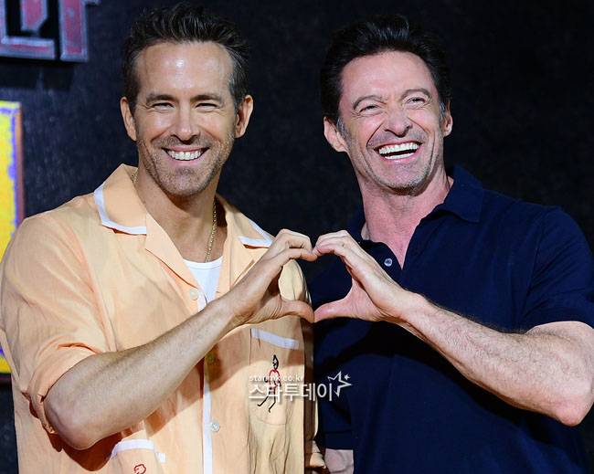 라이언 레이놀즈, 휴 잭맨. 사진|스타투데이DB