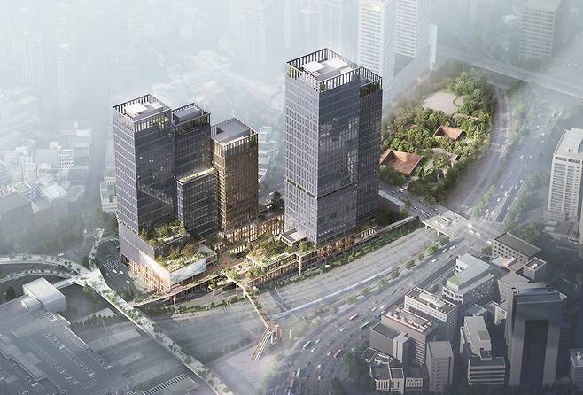 서울역 북부역세권 개발사업 예상 조감도. /서울시 제공