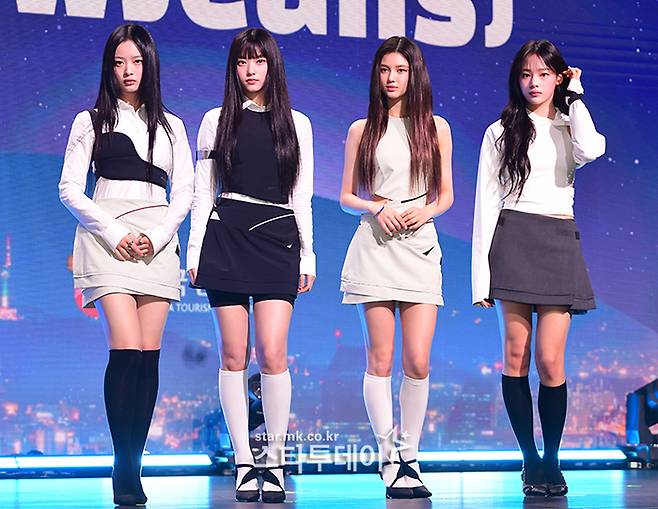 그룹 뉴진스. <강영국 기자>