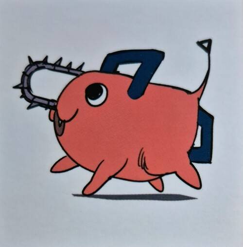 ‘체인소맨’ 1권 속표지에 실린 포치타의 모습