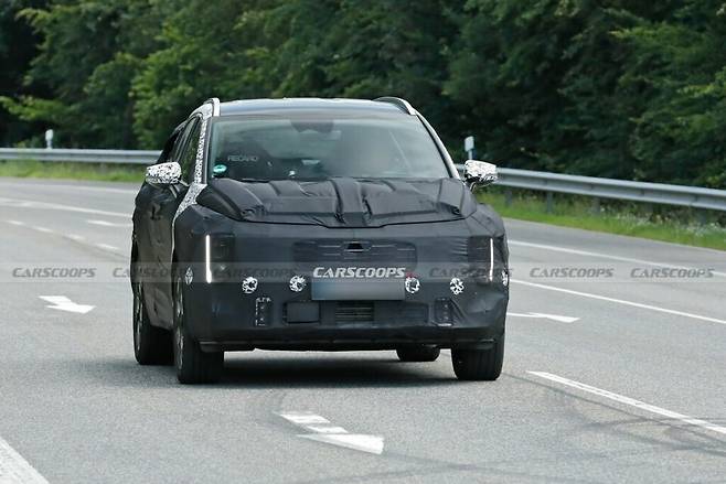 사진 : 기아 스포티지 페이스리프트 (출처=Carscoops)