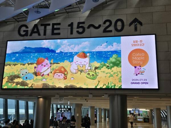 - 제주 공항에서부터 보이는 카페 메이플스토리