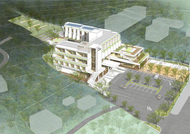 경남 의령군이 조성할 유스호스텔 조감도. /의령군