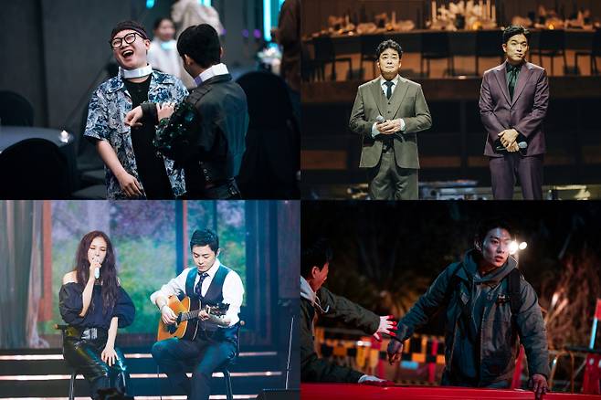‘더 인플루언서’, ‘흑백요리사: 요리 계급 전쟁’, ‘신인가수 조정석’, ‘좀비버스: 뉴 블러드’ (사진=넷플릭스 제공)