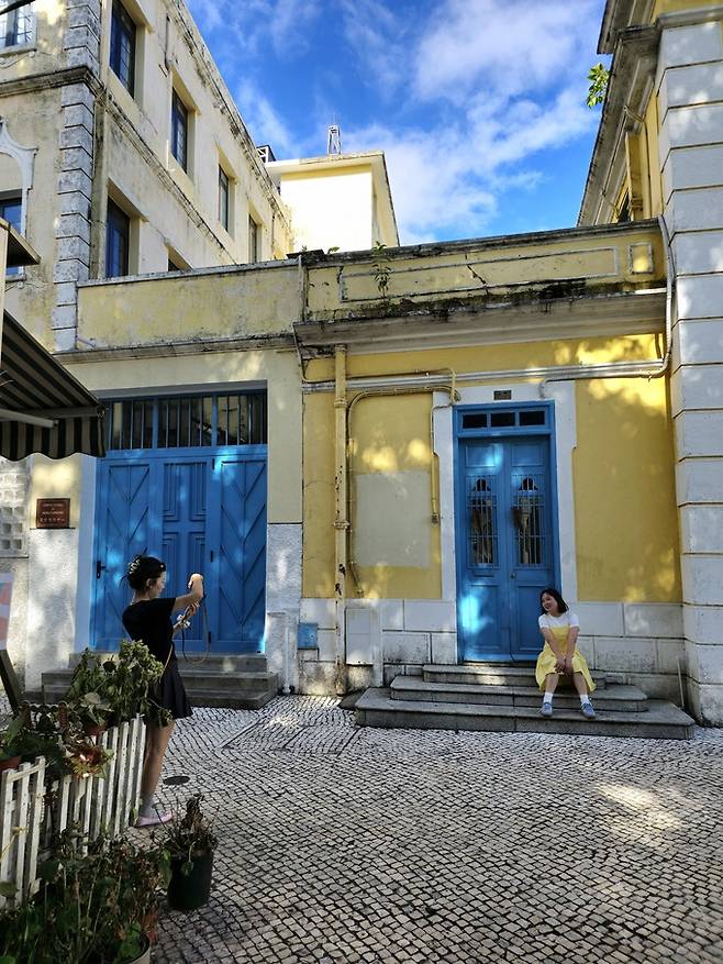 성 프란시스코 사비에르 성당 옆 포토존.