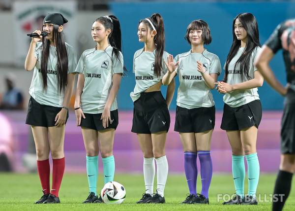 혜인, 해린, 다니엘, 하니, 민지(왼쪽부터, 뉴진스). 서형권 기자