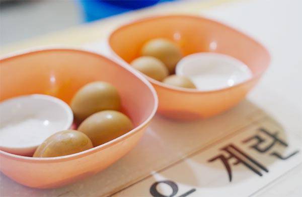 영도구 남항동 ‘영도해수랜드’ 매점에서 판매하고 있는 계란. 김태훈 PD