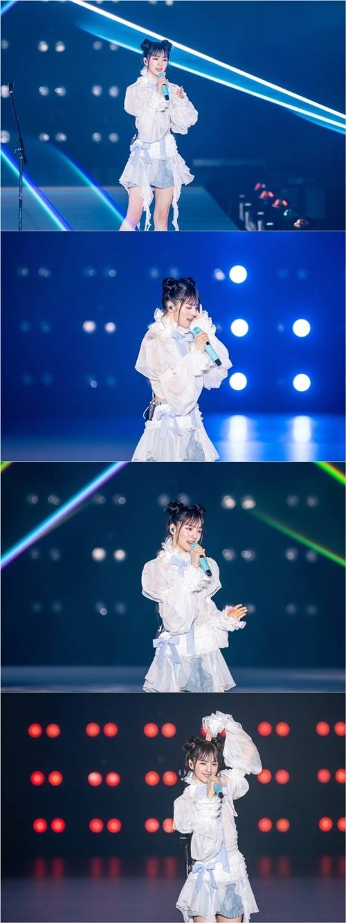 규빈이 데뷔 첫 일본 활동을 성공적으로 마쳤다. 사진=간사이 컬렉션