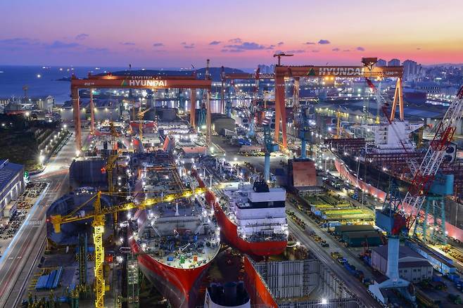 HD현대중공업 조선소 / 한경DB