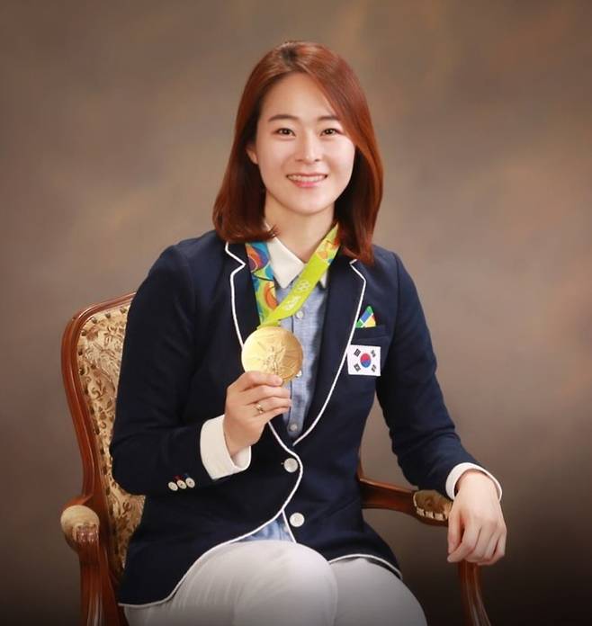 선수 시절 오혜리 코치의 모습. /사진=오혜리 코치 인스타그램