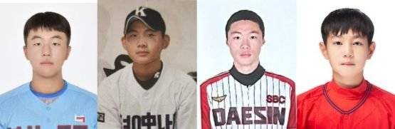 2024년 고 2주기를 맞아 케리 마허 장학금을 받는 4명의 선수. 김도원(왼쪽부터), 이태수, 강대호, 신지헌. 사진 고 케리 마허 장학위원회