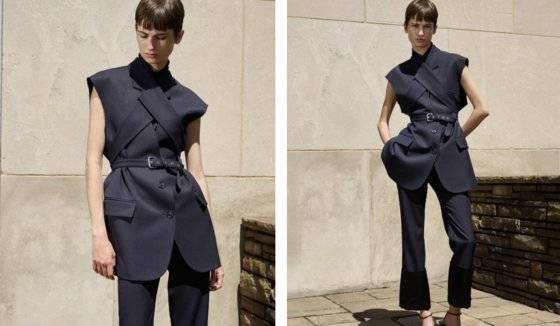 미셸 오바마 여사가 입은 브랜드 몬세의 정장. 사진 몬세 홈페이지