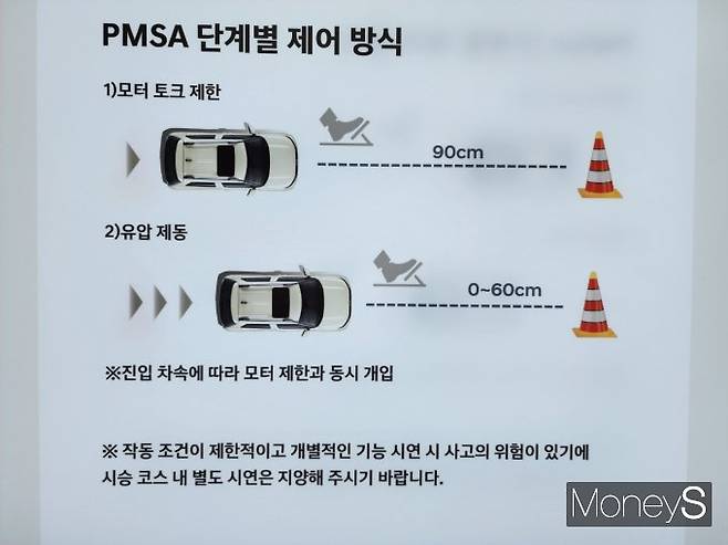 캐스퍼 일렉트릭의 PMSA 작동 방식/사진=박찬규 기자