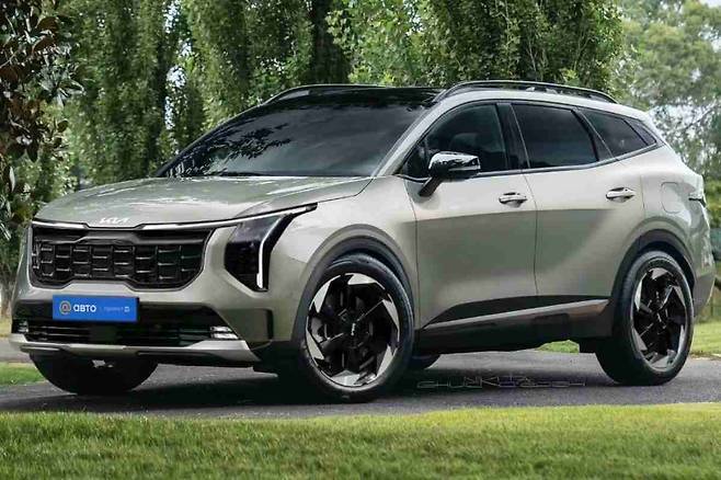 기아 '스포티지 페이스리프트' 예상도 (출처 : 인스타그램@kelsonik)