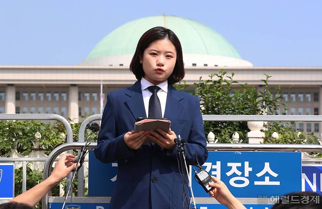 박지현 전 더불어민주당 비상대책위원장. 이상섭 기자