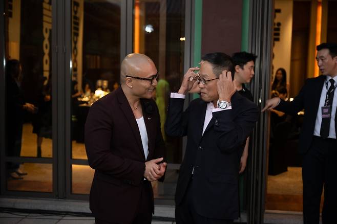 마이크 반 빌보드 사장, 정태영 현대카드 부회장(왼쪽부터)