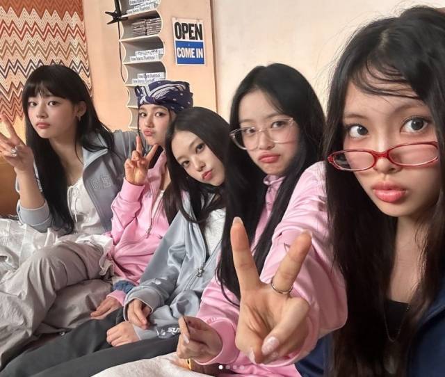 걸그룹 뉴진스 멤버들. 왼쪽부터 민지, 다니엘, 해린, 하니, 혜인. 뉴진스 인스타그램 캡처
