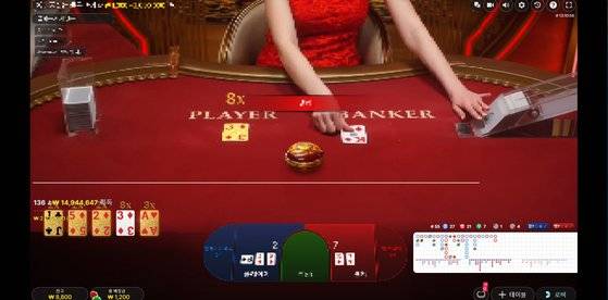 서울 마포경찰서가 도박공간 개설 혐의로 송치한 전모(27)씨 등 일당 9명이 생중계한 불법 도박 장면. 사진 서울 마포경찰서