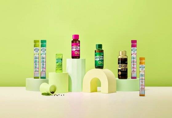 HK이노엔은 2022년 컨디션 스틱 제품 발표 이후 비음료형 숙취해소제 매출이 23%에서 지난해 32%로 늘었다고 밝혔다. 사진 HK이노엔