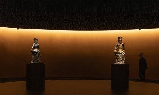 최욱 건축가가 설계한 국립중앙박물관 사유의 방. 권혁재 사진전문기자