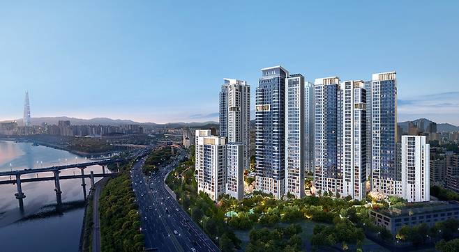 서울 강남구 청담르엘 투시도. 롯데건설