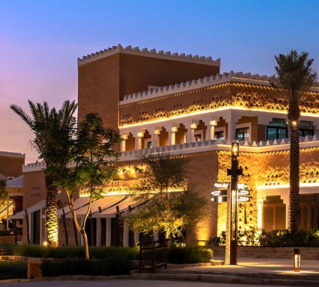 사우디 디리야 역사지구의 부자이리 테라스. 사우디관광청 제공