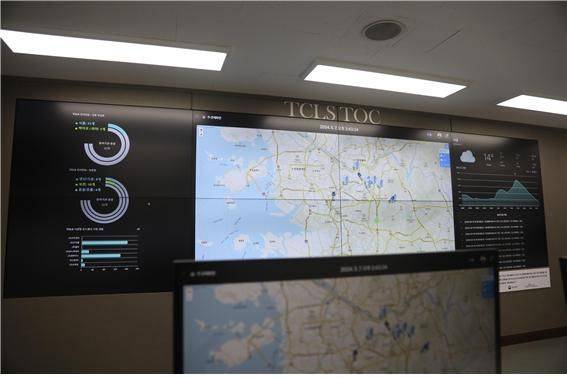 TCLS 관제화면