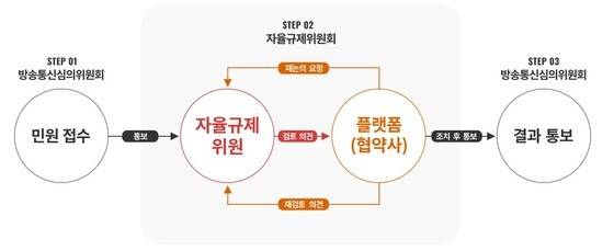 웹툰 자율 규제 단계. (웹툰자율규제위원회 제공)