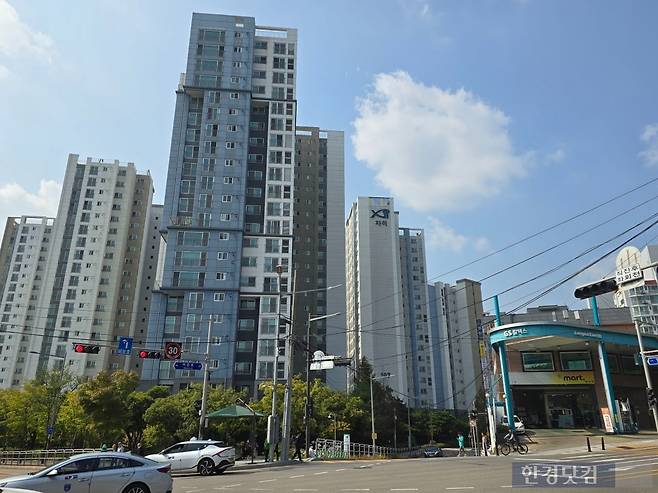 가양동 대장 단지 '강서한강자이' 전경 사진=이송렬 기자