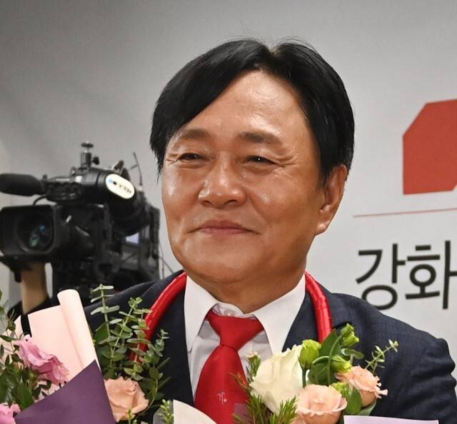 박용철 인천 강화군수 당선인. 조병석기자