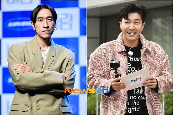 사진=왼쪽부터 빽가, 김종민/뉴스엔DB