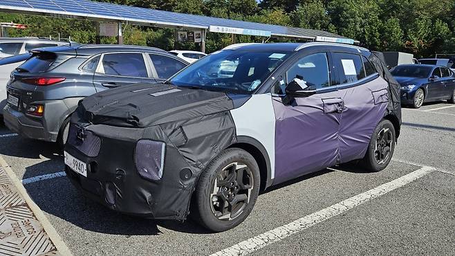 기아 '스포티지 페이스리프트' 테스트카 (출처 : 오토스파이넷)