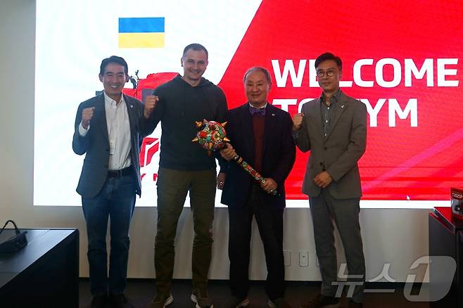 우크라이나 국회의원 대표단, TYM 신사옥 방문(TYM 제공)