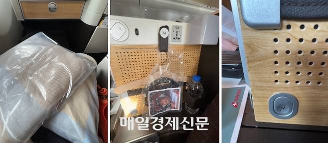 스위스항공 비즈니스 좌석 모습 / 사진=홍지연 여행+ 기자