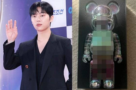 배우 최현욱(22)이 인스타그램에 신체가 비치는 사진을 올렸다가 급하게 삭제했다. 뉴스1·온라인 커뮤니티 캡처