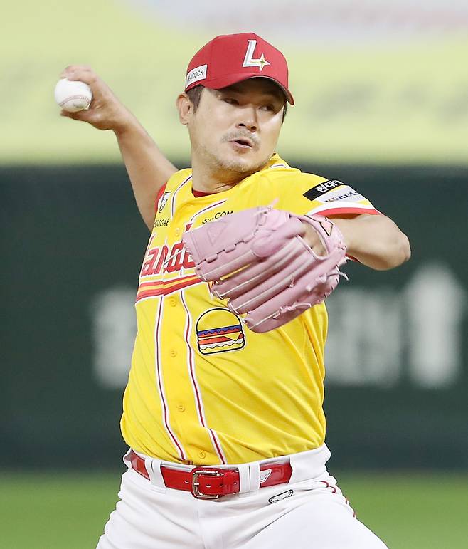 SSG와 FA 협상 중인 노경은. SSG 랜더스 제공