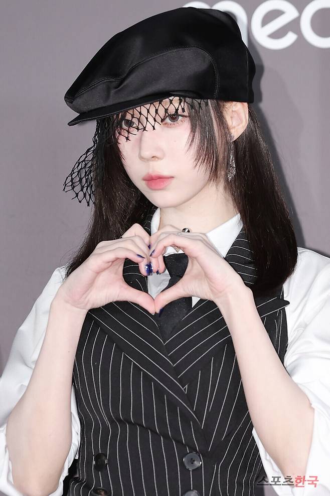 '틱톡 어워즈 코리아' 시상식에 참석한 그룹 에스파 윈터. 24.11.15. ⓒ이혜영 기자 lhy@hankooki.com