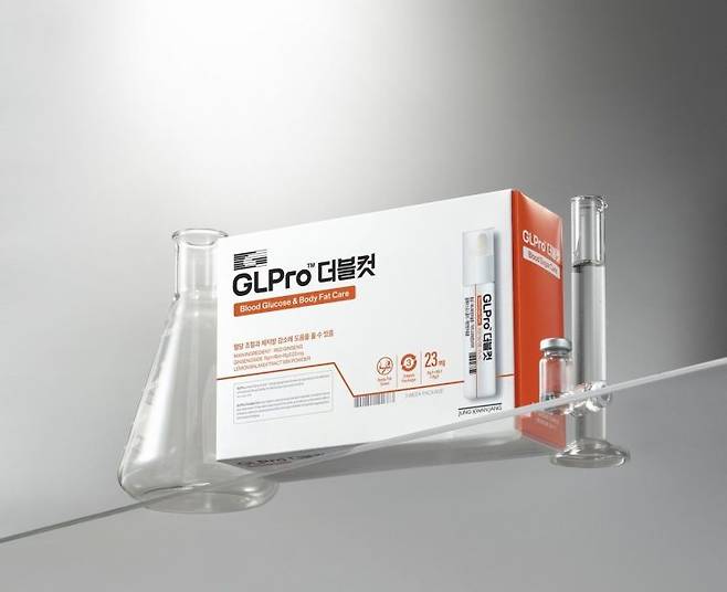 정관장의 혈당케어 전문 브랜드 '지엘프로(GLPro)' 더블컷 제품.