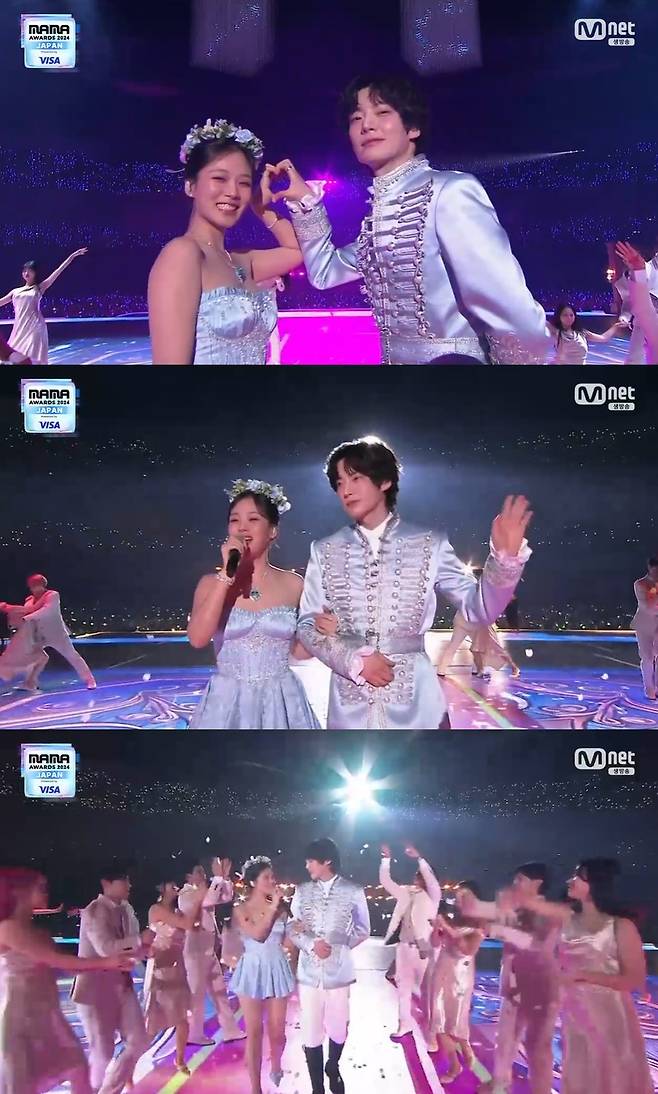 ▲ 비비(왼쪽), 안재현. 출처| 2024 MAMA 어워즈 방송 캡처