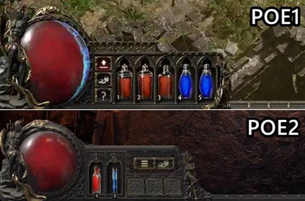 - 체력과 마나 플라스크를 각각 1개씩 소지하도록 바뀐다