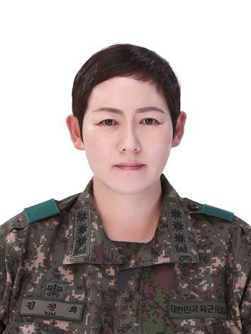 군수분야 첫 여군 장성인 김진희 육군 군수사령부 장비정비계획과장. 국방부 제공