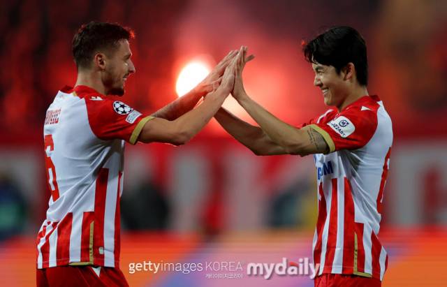 츠르베나 즈베즈다 설영우./게티이미지코리아