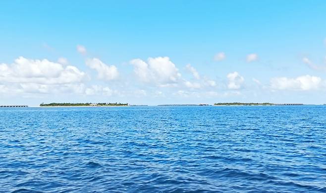 대부분의 섬이 해발 고도 1미터가 되지 않는 몰디브