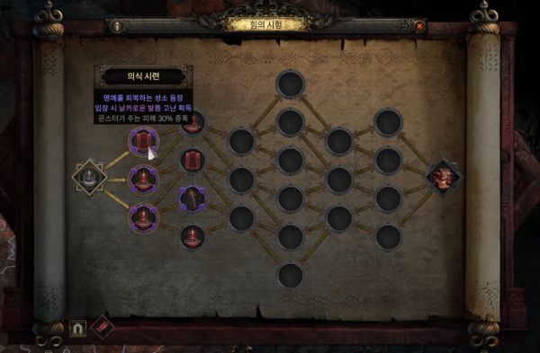 - 시련을 선택할 때 주의한다