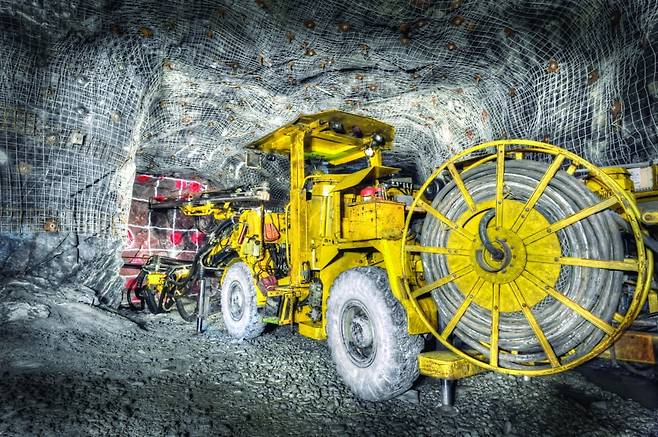 광산·제련 기업 니르스타의 대형 드릴 / 사진=니르스타 제공