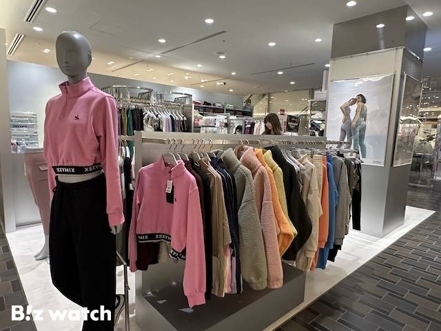 도쿄 유라쿠초 마루이 백화점의 젝시믹스 매장. / 사진=정혜인 기자 hij@