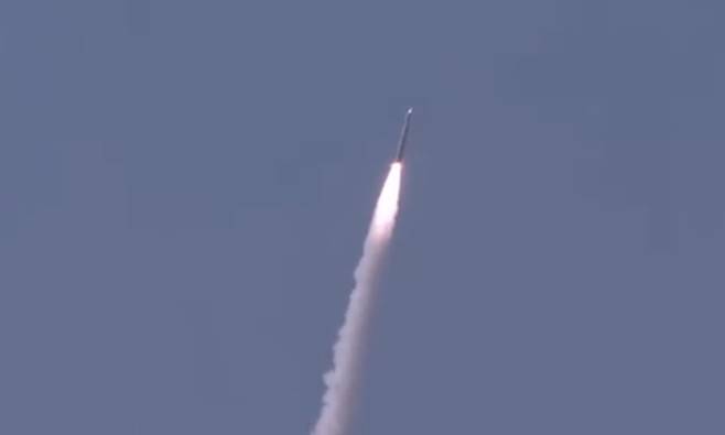 2021년 8월 31일 중국이 자체 개발한 초음속 비행기를 시험하는 모습./중국과학원역학연구소