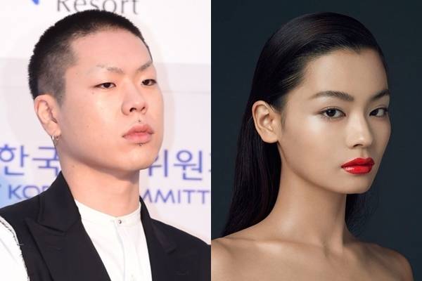 사진 출처= '제25회 서울가요대상' 레드카펫 행사에 참석한 오혁, 스포츠한국 DB(좌) / 황지민 SNS 캡처 (우)