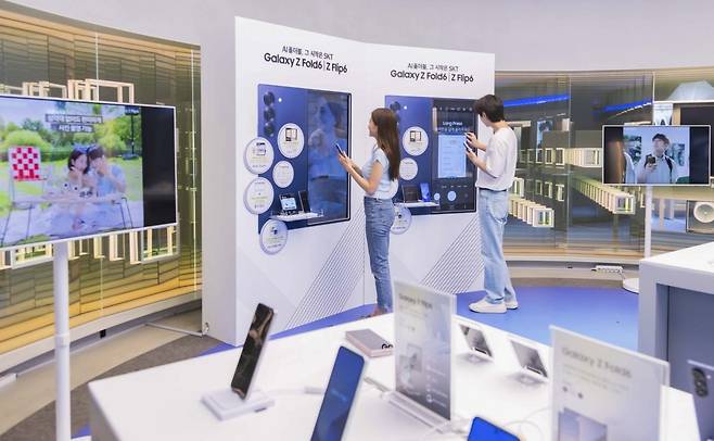 SKT 홍대 T팩토리 내부. SK텔레콤 제공